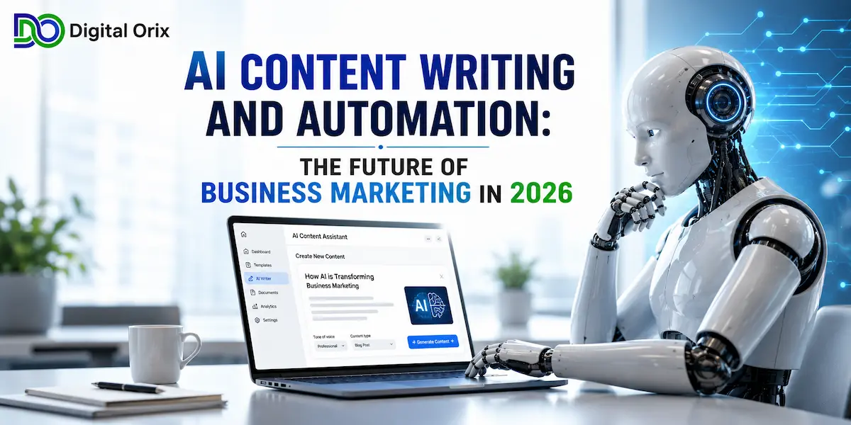 AI content writing and automation for smarter business marketing in 2026.