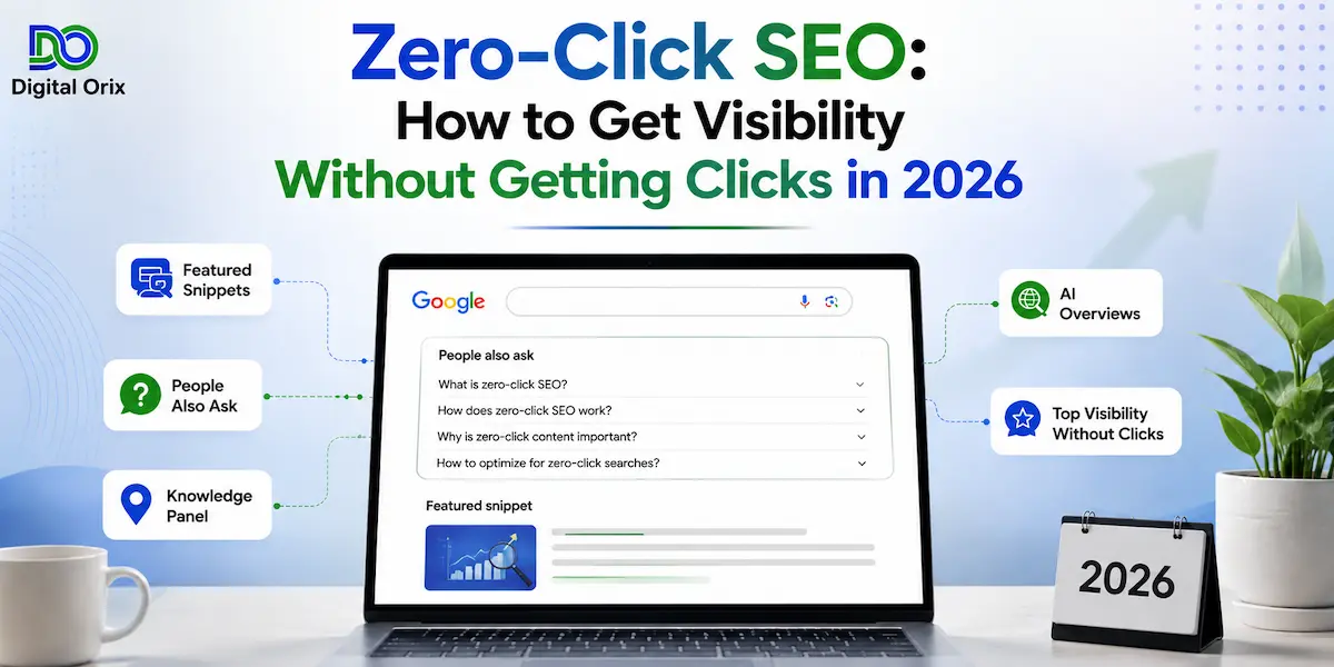 Zero-Click SEO in 2026 for better search visibility without clicks